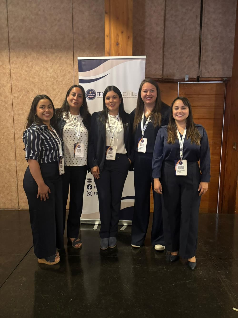 Directiva de ASENF Hospital La Serena en la Asamblea Nacional de FENASENF